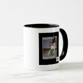 Vegetarischer Kitteh Tasse (VorderseiteRechts)
