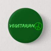 Vegetarischer Knopf Button (Vorderseite)