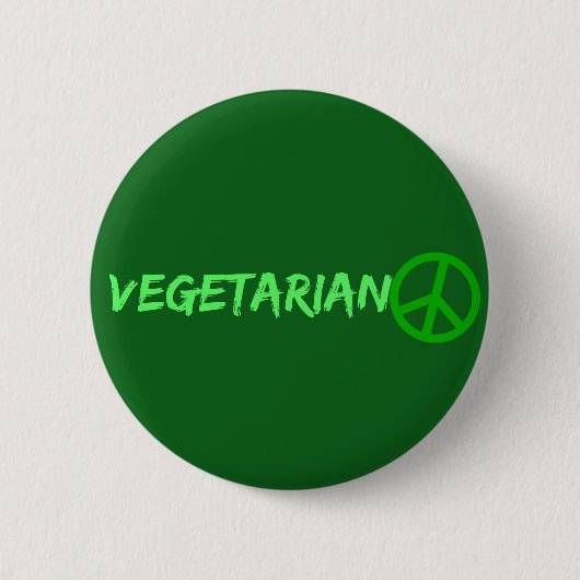 Vegetarischer Knopf Button (Vorderseite)