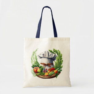 Vegetarischer Koch Tragetasche