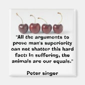 Vegetarischer Magnet (Vorne)