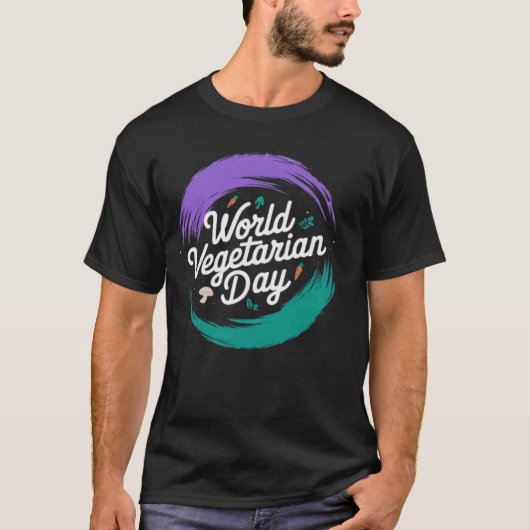 Vegetarischer Welttag T-Shirt (Vorderseite)