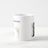 Vegetarischer Zombie will Graaaains! Kaffeetasse (Mittel)