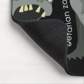 Vegetarischer Zombie will Graaaains! Mousepad (Ecke)