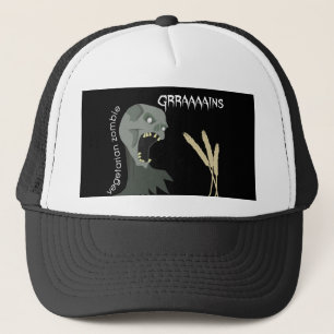 Vegetarischer Zombie will Graaaains! Truckerkappe
