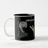 Vegetarischer Zombie will Graaaains! Zweifarbige Tasse (Links)