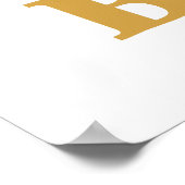 Vegetarisches altes indisches Wort für Bad Hunter Poster (Ecke)