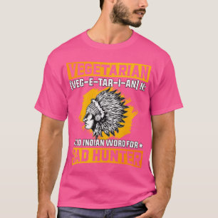 Vegetarisches altes indisches Wort für Bad Hunter  T-Shirt