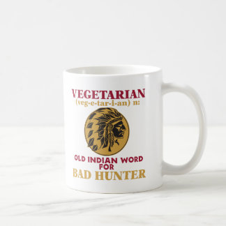 Vegetarisches altes indisches Wort für schlechten Kaffeetasse