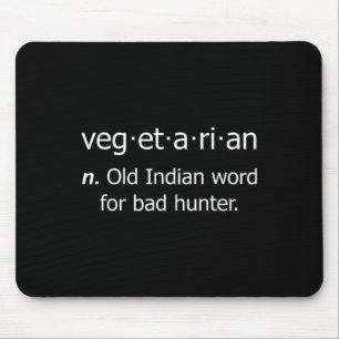 Vegetarisches altes Wort für Byte Junter Mousepad