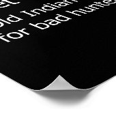 Vegetarisches altes Wort für Byte Junter Poster (Ecke)