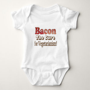 Vegetarisches Bacon Baby Strampler