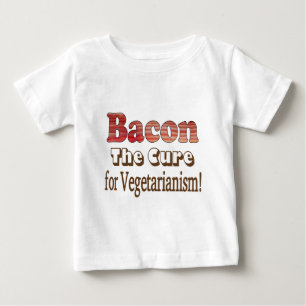 Vegetarisches Bacon Baby T-shirt