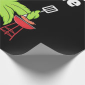 Vegetarisches Barbecue Geschenkpapier (Ecke)