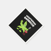 Vegetarisches Barbecue Serviette (Ecke)