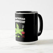 Vegetarisches Barbecue Tasse (VorderseiteRechts)