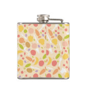 Vegetarisches Kochmuster Flachmann (Rückseite)