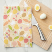 Vegetarisches Kochmuster Geschirrtuch (Viertel Falte)