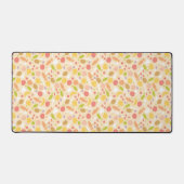 Vegetarisches Kochmuster Hintergrund Schreibtischunterlage (Vorderseite)