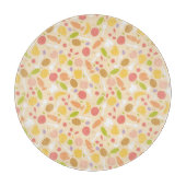 Vegetarisches Kochmuster Schneidebrett (Vorderseite)