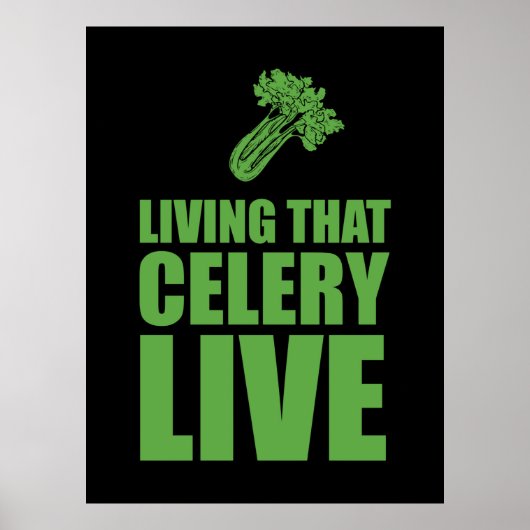 Vegetarisches Leben, das gesellig lebt Poster (Vorne)