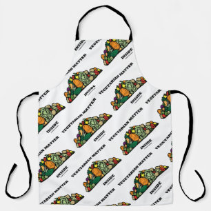 Vegetarisches Material im Innenteil von Gemüse Schürze