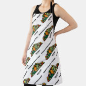 Vegetarisches Material im Innenteil von Gemüse Schürze (InSitu)