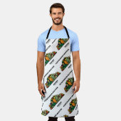 Vegetarisches Material im Innenteil von Gemüse Schürze (Getragen)