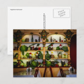 Vegetarisches Restaurant (Ausstellung) Postkarte (Vorne/Hinten)