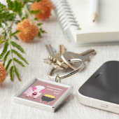 Vegetarisches Schwein Keychaing Schlüsselanhänger (Seite)