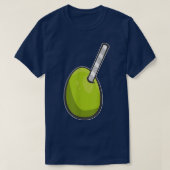 Vegetarisches Strohgebäck Pun Sommerfrüchte Funny  T-Shirt (Design vorne)