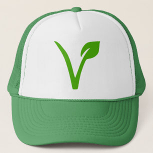 vegetarisches Symbol, Vegetarier, Veggie, Truckerkappe