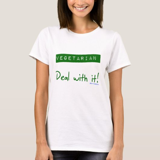 Vegetarisches T-Shirt (Vorderseite)