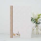 Vegetarisches Zitat Pythagorases Briefpapier (Stehend Vorderseite)