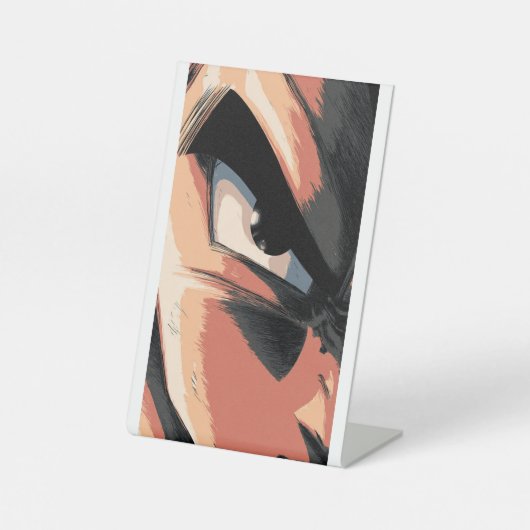 Vegeta's Eye of Determination - Fierce Saiyan Clos Sockelschild (Vorderseite)