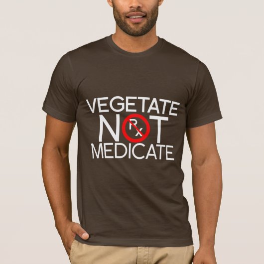 VEGETATE (Männer) T-Shirt (Vorderseite)