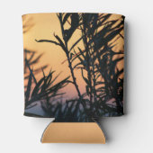 Vegetation bei Sonnenuntergang Dosenkühler (Rückseite)