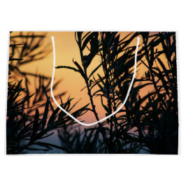 Vegetation bei Sonnenuntergang Große Geschenktüte