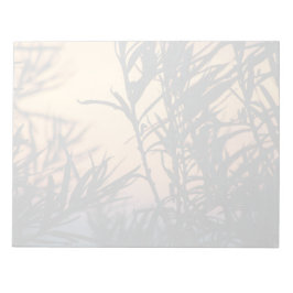 Vegetation bei Sonnenuntergang Notizblock