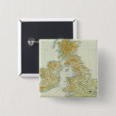 Vegetation und Klimabilanz der Britischen Inseln Button (Vorne & Hinten)