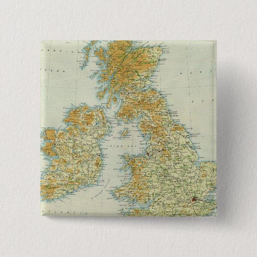 Vegetation und Klimabilanz der Britischen Inseln Button (Vorderseite)