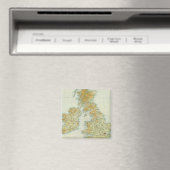 Vegetation und Klimapläne für Britische Inseln Magnet (In Situ (Geschirrspüler))