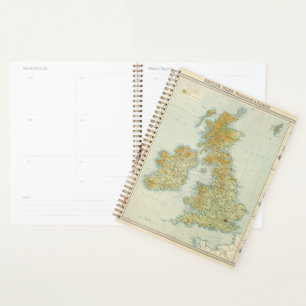 Vegetation und Klimapläne für Britische Inseln Planer
