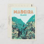 Vegetationsbeispiel für Madeira: Portugal Postkarte (Vorne/Hinten)