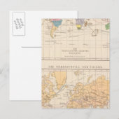 Vegetationsgebiete, Thiere Atlas Karte (Vorne/Hinten)