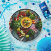 Vegetationsplatte Pappteller (Party)