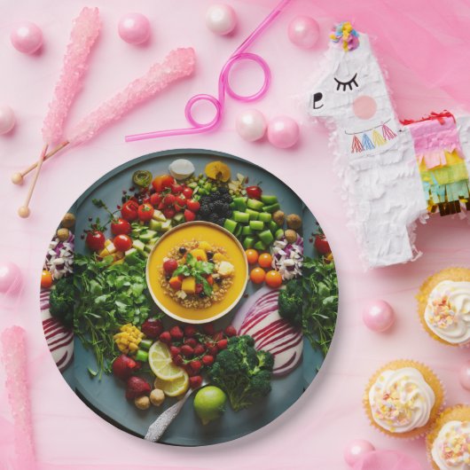 Vegetationsplatte Pappteller (Party)