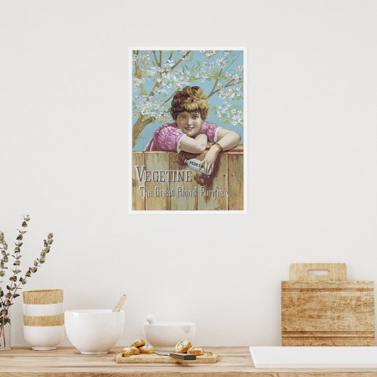 vegetine Blutreiniger Poster (Küche)