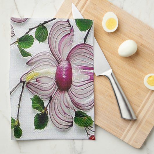 Veggie Art Geschirrtuch (Viertel Falte)