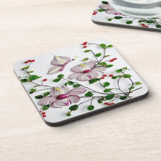 Veggie Art Getränkeuntersetzer (Linke Seite)